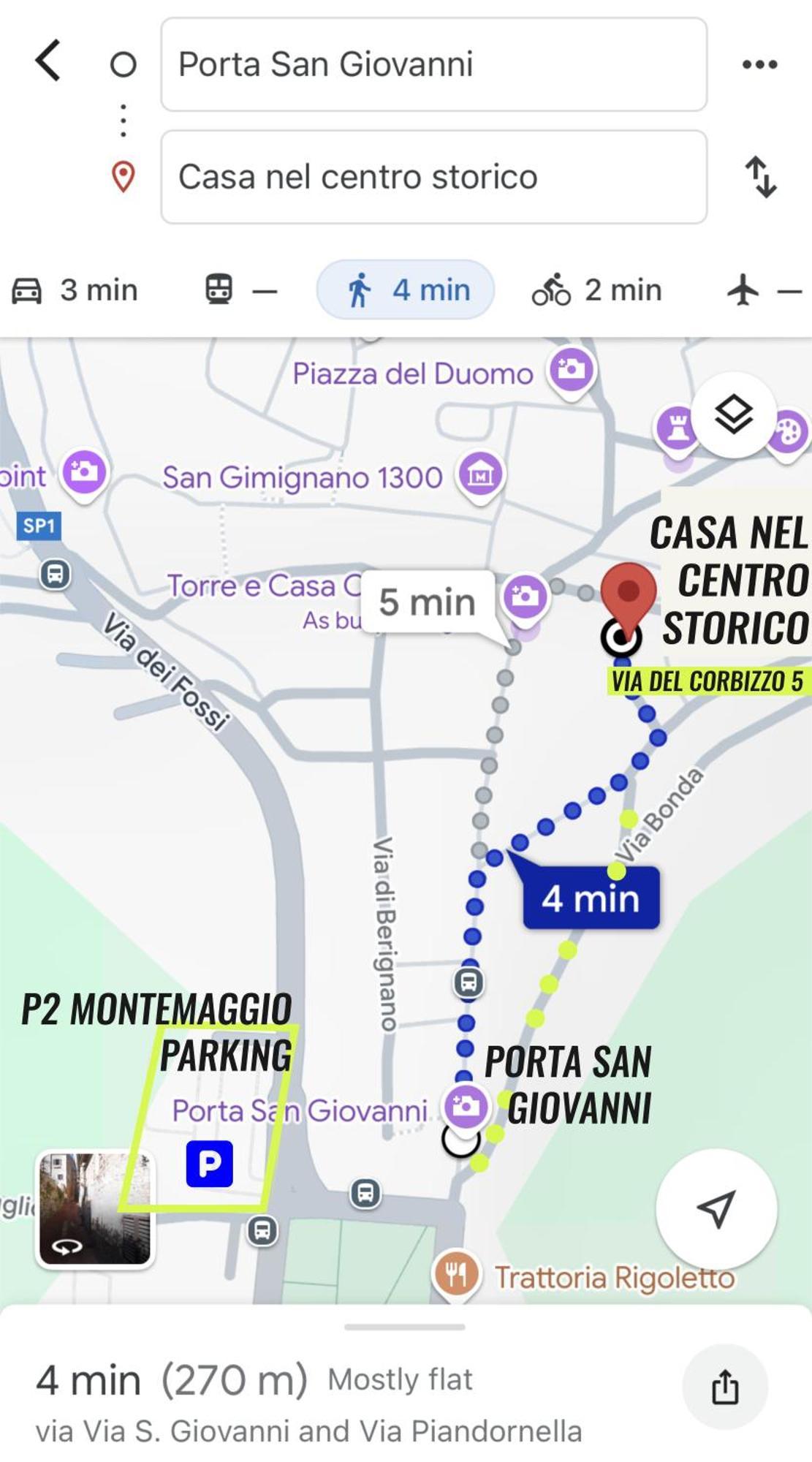 Casa Nel Centro Storico Leilighet San Gimignano Eksteriør bilde